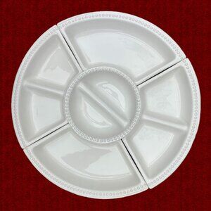 Raised Beaded Lazy Susan 6-piece set